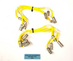 MilesTek TRC-50-2 TRB Plug 3-Slot Male to Male 50 Ohm Triaxial Cable LOT (9652)R
