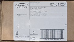 BoxOf 2 1-1/2″ Hubbell-Wiring 074011254 F6 Liquidtight Deluxe Cord Grip Kellems