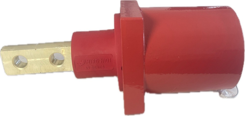 Leviton 033-49FR2-XR 49 Series 1000V 1135A Single Pole Female Receptacle Red