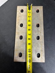 COPPER TINNED BUSBAR GROUND 6″ x 12” 1/4″ THICK 2 AVAILABLE 5 1/2 POUNDS