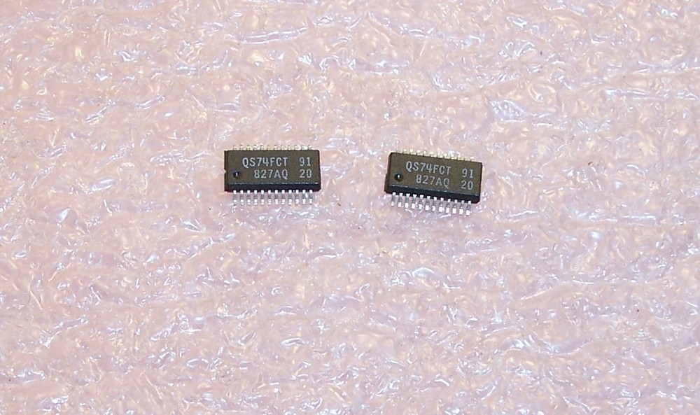 QTY (40) QS74FCT827AQ QUALITY SEMI QSOP-24 10-bit CMOS BUS INTERFACE NOS