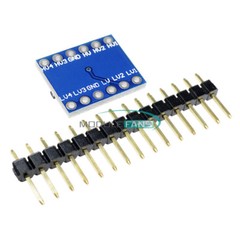 2PCS 4-Channel 5V to 3.3V IIC I2C Logic Level Converter Bi-Directional Module