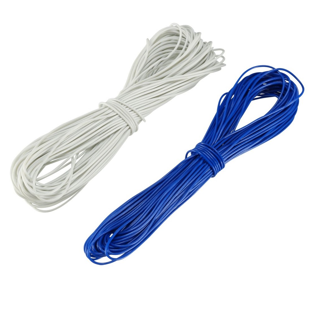 2 Pcs Wrapping Wire Tin Plated Copper Line P/N DM-30-1000 30 AWG 10M Length