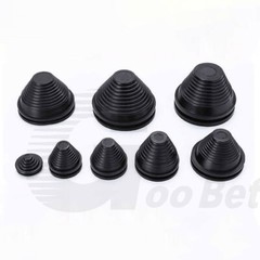Blanking Grommet Rubber Cable Grommet Closed Blind Plug Conical Tapered 10-130mm