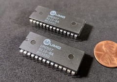 Qty 2: Vintage Collectible UM6507 28-Pin Version of the 6502 Microprocessor NOS