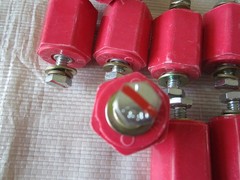 MBI ELECTRICAL PANEL STAND OFF INSULATOR ASSEMBLY LOT OF 12