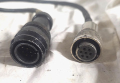 Trimble 65603 REV D Machine Cable 7 pin Quick Disconnect to 7-socket Amphenol•