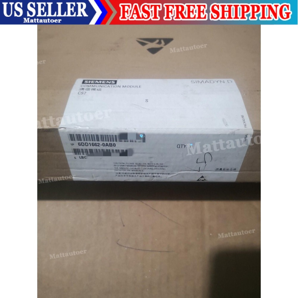 New Siemens 6DD1662-0AB0 SIMADYN D COMMUNICATION MODULE CS7 6DD1 662-0AB0