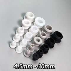Snap On Grommets Silicone Rubber Plug Bung Cable Wiring Protect Bush 4.5mm~30mm