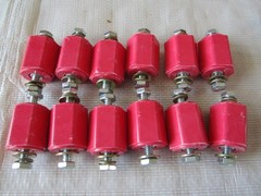 MBI ELECTRICAL PANEL STAND OFF INSULATOR ASSEMBLY LOT OF 12