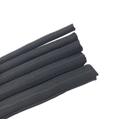 Self Closing Braided Cable Sleeving Black 5mm-60mm Wire Harness, Auto, Sheathing