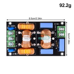 AC110-250V 4/10/20A 3-stage EMI AC Filter Board Audio Power Amplifier Module-