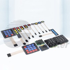 1 2 3 4 Key Membrane Switch Keypad 1×1 1×2 1×3 1×4 Matrix Array Keypad Keyboard