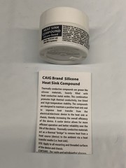 CAIG SILICONE HEAT SINK COMPOUND, HSC67-6G, 6g jar, Ships fast from Ohio!