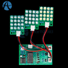 CD4017 + NE555 Flash Light DIY LED Electronic Kit Soldering Learning Project