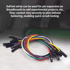 1P Dupont Jump Wire M-F M-M F-F Nylon Jumper Breadboard Cable Lead 300V