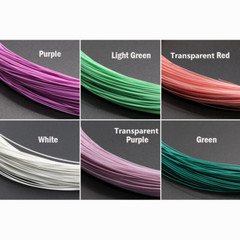 7-15AWG PTFE Silver Plated Copper Stranded Electrical Wire DIY Headphone Cable