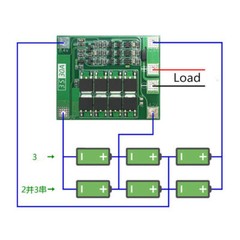 3S 12.6V 30A Li-ion Lithium Battery BMS Protection PCB Board Standard Balance