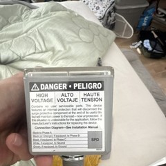 ASCO Power Technologies S50A240V3H Type 1 Surge Protective Device SPD 240/120V