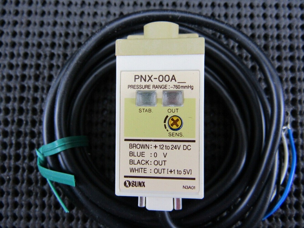 Sunx PNX-00A B7 Pressure Range -760mmHg +12 to 24V DC – New In Box