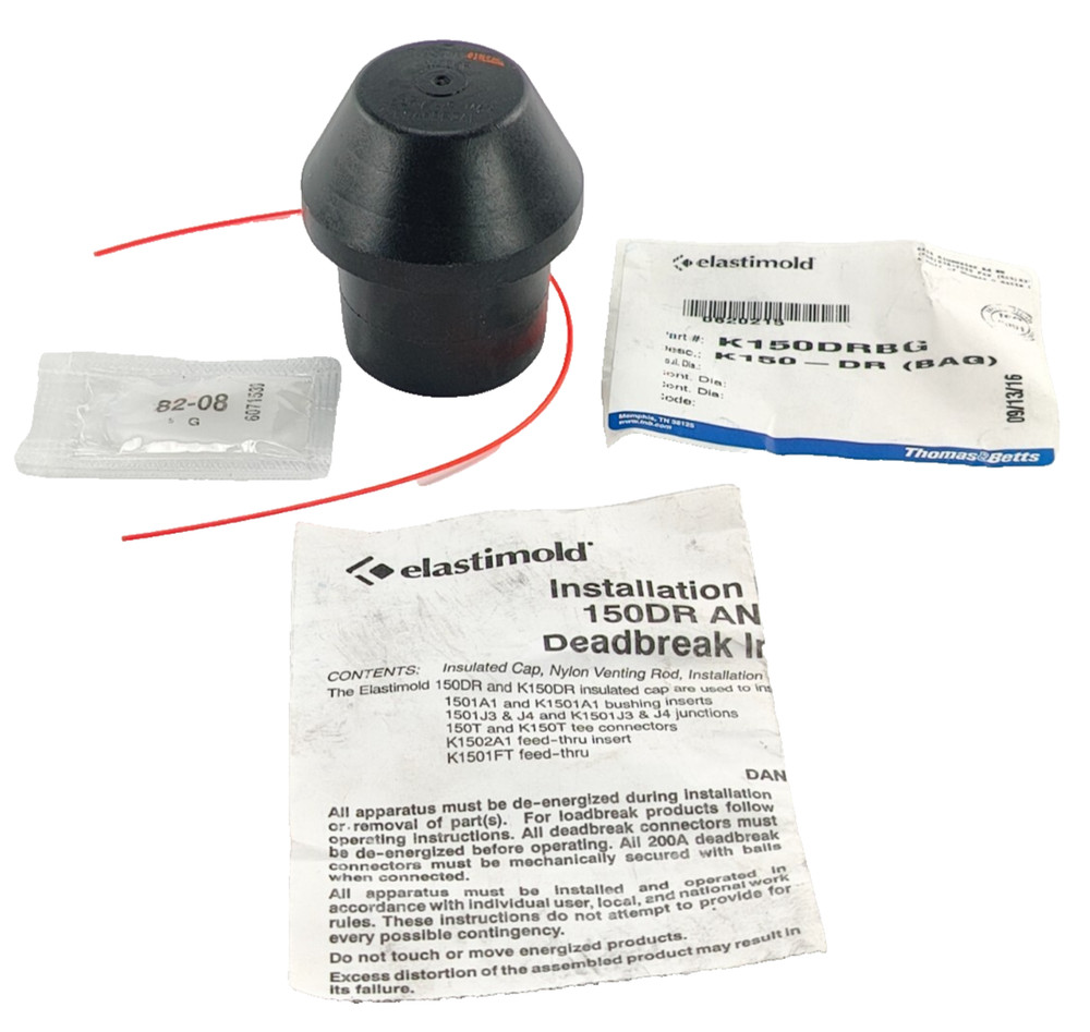 NEW THOMAS & BETTS Elastimold k150 DR Deadbreak k150DRBG