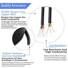 2/3/4 Cores Cable Silicone Round Wire Automotive Marine cross section 0.3-4mm²