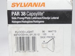 Sylvania 90PAR38/HAL/3FL30-12 PAR38 Halogen Flood Light 120V 90W – NEW Surplus!