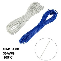 2 Pcs Wrapping Wire Tin Plated Copper Line P/N DM-30-1000 30 AWG 10M Length
