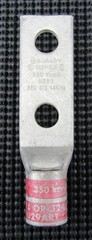 BURNDY YA31-2LN 350CU TWO-HOLE RED DIE COMPRESSION LUG – NEW NO BOX
