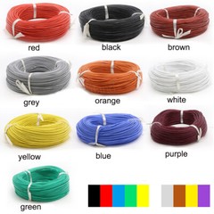 14/16/18/20/22/24/26/28/30AWG Wire 0.08mm UL Standed Silicone Flexible RC Cable