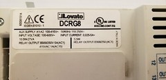 LOVATO DCRG8 POWER FACTOR CONTROLLER, 5A 100-415VAC 50/60Hz