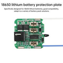 4S 16.8V 30A 18650 Li-ion Battery Protection Board BMS Dual MOS for Power Tools