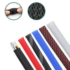 3/8″ PET Expandable Wire Cable Sleeving Sheathing Braided Loom Tubing Harness