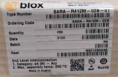 (1 PC) SARA-R412M-02B-01 U-BLOX Multimode LTE and EGPRS global ver-02B