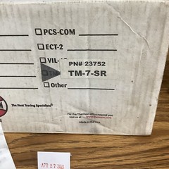 Thermon 23752 TM-7-SR Power Connection Thermostat Kit (Missing Pieces)