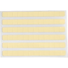 THT-11-724-10 Ultra Heat Resistant Amber 2 mil Polyimide Labels
