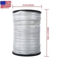 3/4″ x 528′ Cable Pulling Tape Printed Webbing Mule Tape Flat Rope for Gardening