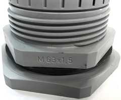 Unbranded Plastic Cable Gland With Out Top M63 X 1.5 NOS