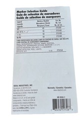 IDEAL Buchanan Wire Marker Booklet 775154 – Household Electrical Panel Labels