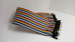 40 Pack 30cm 12” Row 2.54mm Male Female Dupont Cable 40 Jumper Wire for Arduino