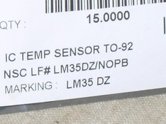 2 NATIONAL NSC LM35 DZ NOPB PRECISION CELSIUS TEMP TEMPERATURE SENSOR 0-100*C
