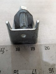 Dottie BK38M 3/8 in Malleable Iron Beam Clamp Bolt Size 1/2 X 1-1/2 Zinc Plated