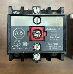 Lot of 6 AB ALLEN-BRADLEY Bulletin 700 Contact Control Relay 700-P200A1 700-P600