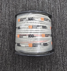 SouthWire 22974084: THHN 10 AWG 100ft White Stranded CU Building Wire
