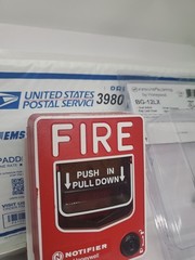 Honeywell Gamewell Red Dual Action Fire Alarm Pull Station NO KEY