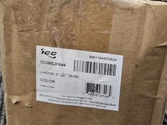 (QTY 25) ICC ICCMSJH944 2″ J-Hook Ceiling Mount Lip Route Cable Wire Cat5 Cat6