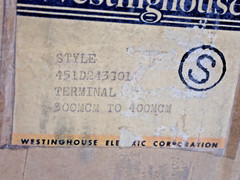 New Westinghouse 451D243G01 300MCM to 400MCM Terminal Lug