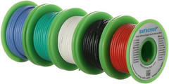 18 Gauge Silicone Wire Kit Red Black White Blue and Green Each 25ft 18 AWG Stran