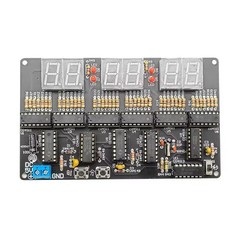 1PC 6-bit Digital Circuit Clock DIY Electronic Kit Electronic Clock Teaching Kit