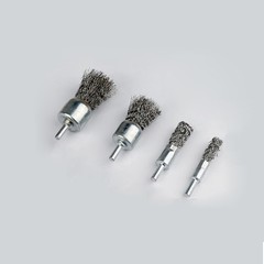 15/25/30mm Rotary 6mm Shank Stainless Steel Wire End Cup Brush Wheel for Drill